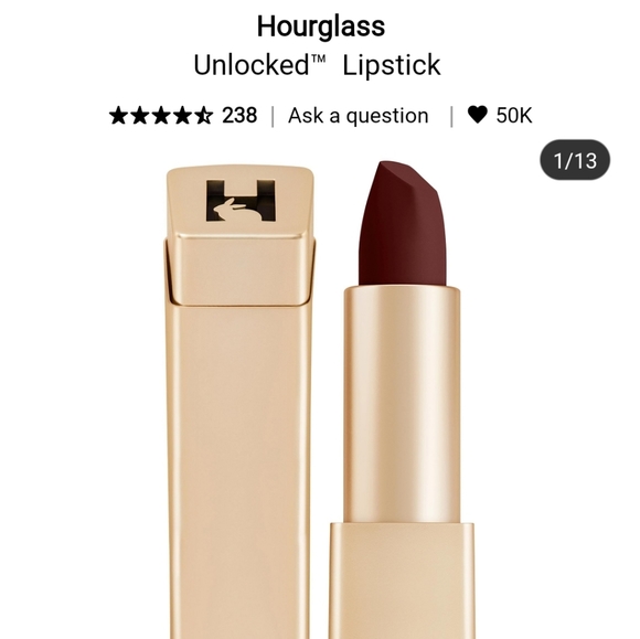 Sephora Other - 💄HP💄NIB HOURGLASS UNLOCKED SOFT MATTE LIPSTICK IN CURRANT